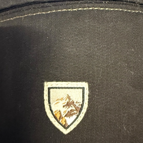 KÜHL Burr Vest Men’s XL Brown Softshell Canvas Outdoor Hiking Workwear Zip Up - Picture 7 of 14